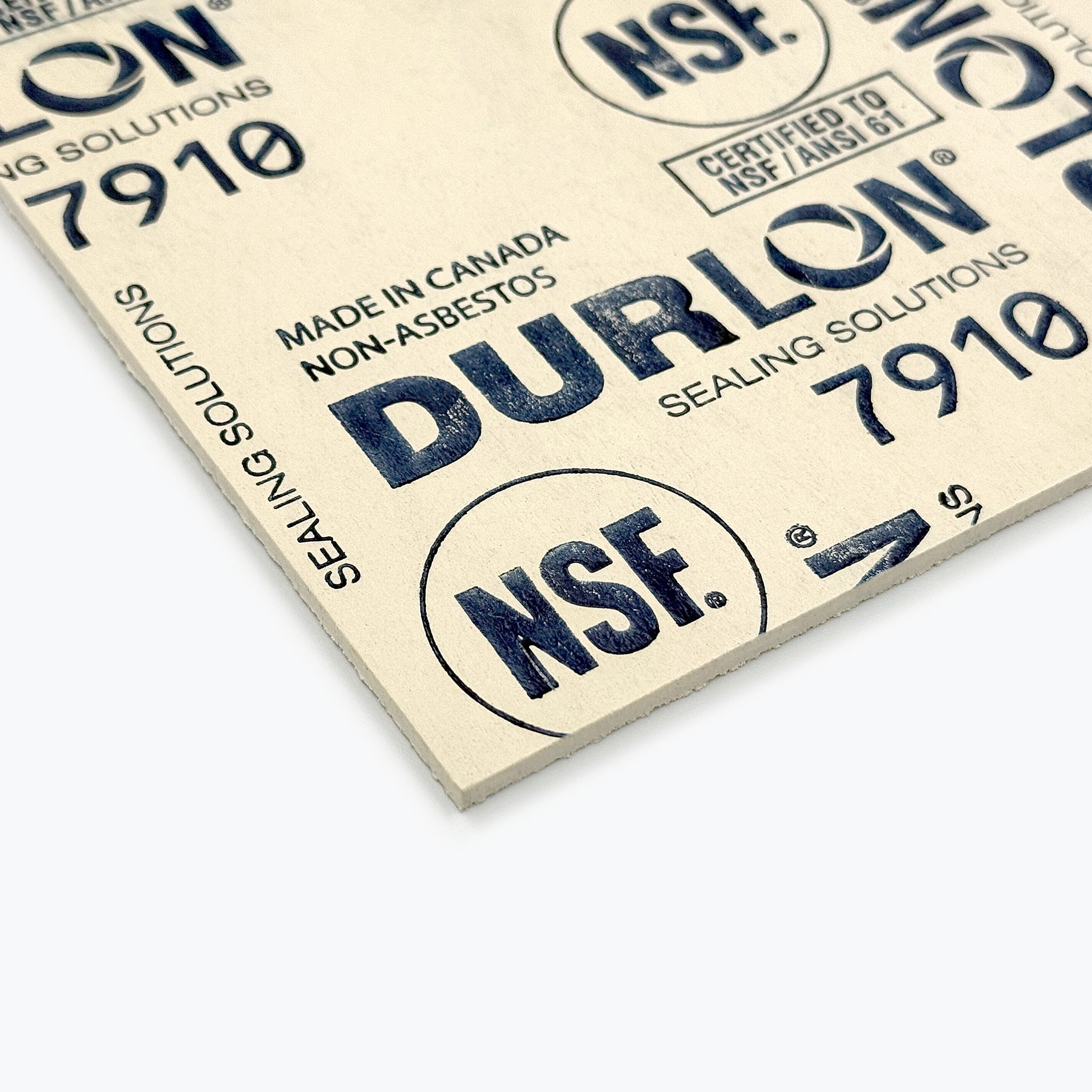 NSF-61 Certified Gasket Material